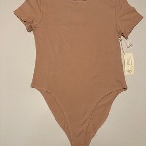 Forever 21 Light Tan/peach Bodysuit size L: new with tags